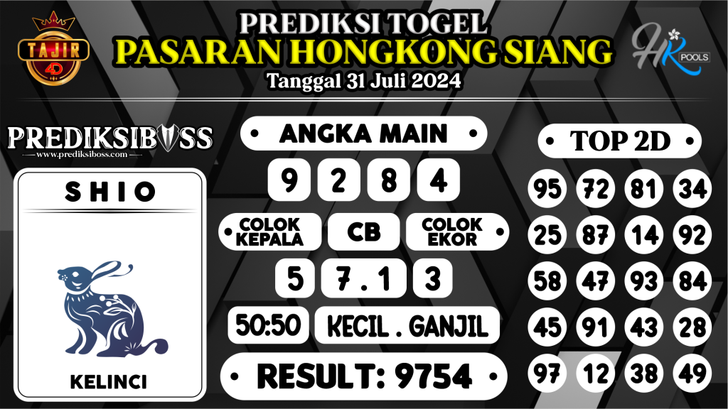 https://prediksibosskita.com/prediksi-boss-togel-hk-siang-rabu-31-juli-2024/