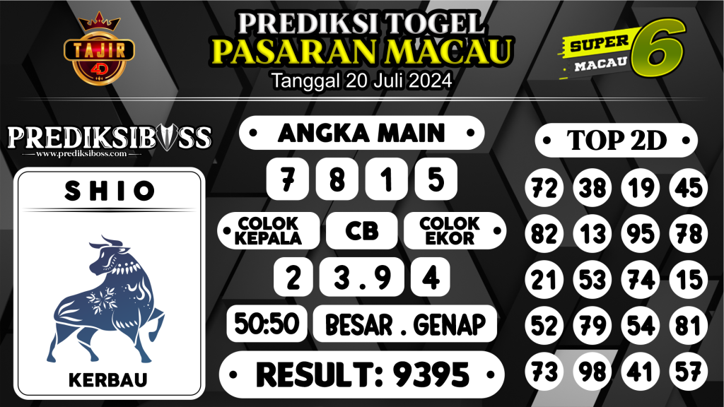 https://prediksibosskita.com/prediksi-boss-togel-macau-sabtu-20-juli-2024/