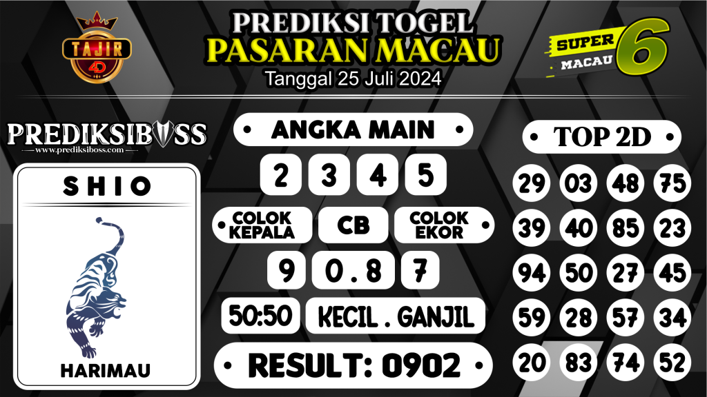 https://prediksibosskita.com/prediksi-boss-togel-macau-kamis-25-juli-2024/