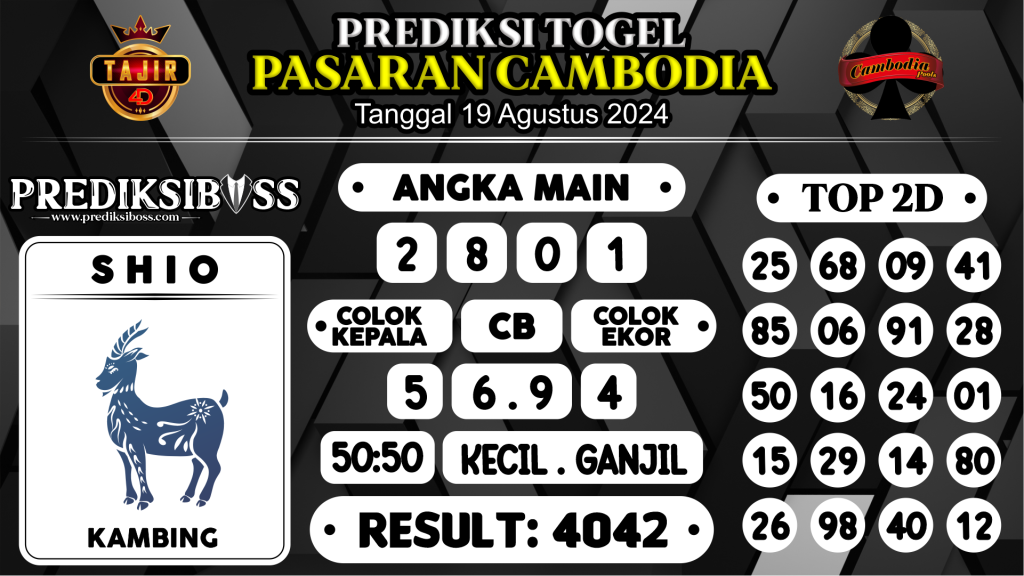 https://prediksibosskita.com/prediksi-boss-togel-cambodia-senin-19-agustus-2024/