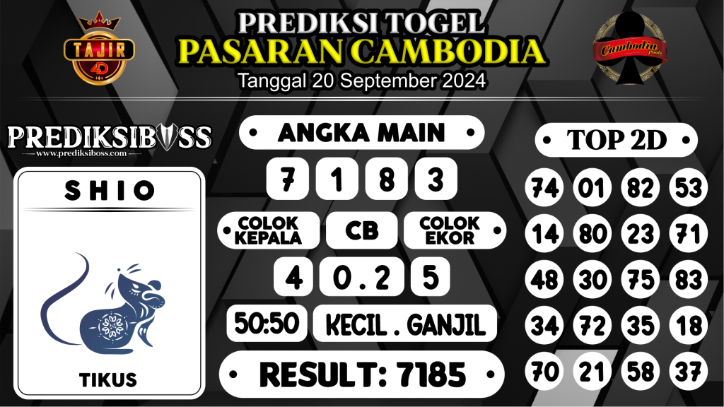 https://prediksibosskita.com/prediksi-boss-togel-cambodia-jumat-20-september-2024/